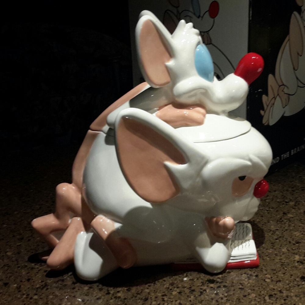 Warner Brothers Pinky and The Brain Cookie Jar